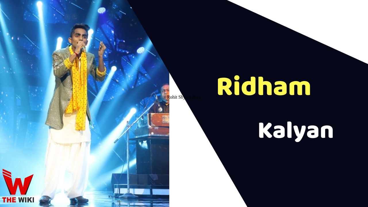 Ridham Kalyan (Singer)