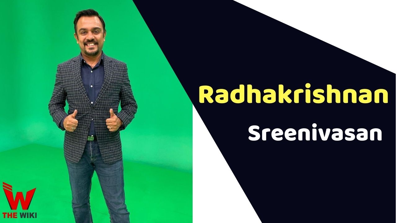 Radhakrishnan Sreenivasan (Sports Anchor)